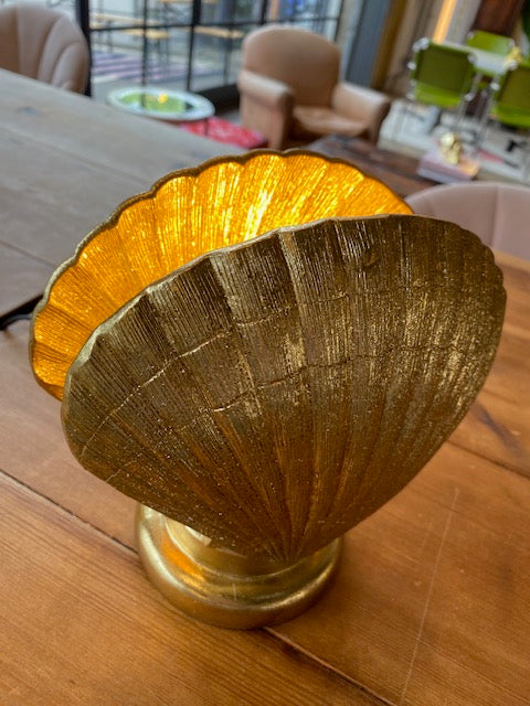 Gold Shell Table Lamp