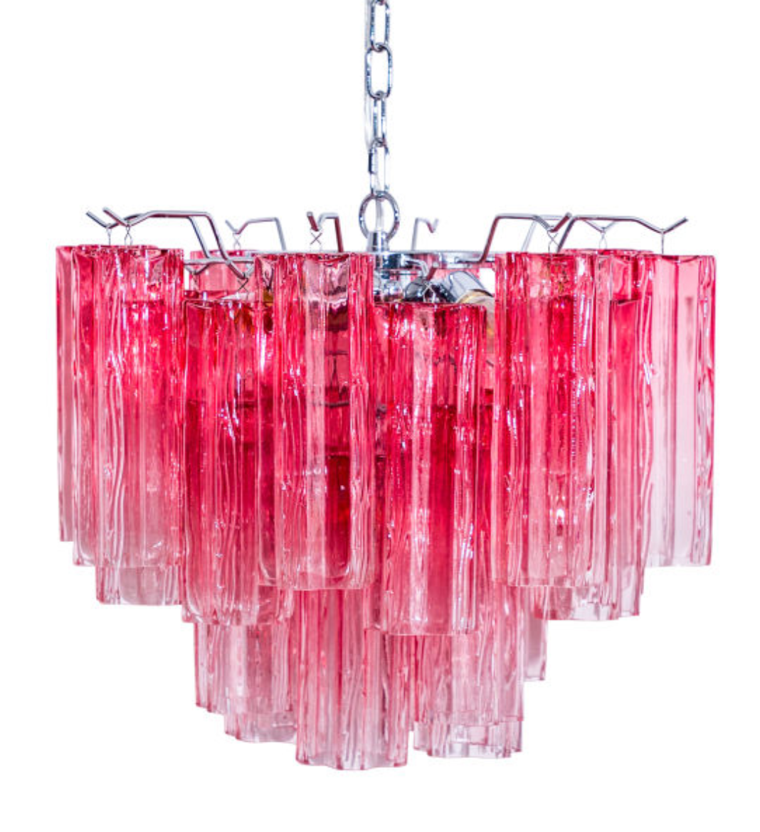 Tallulah Chandelier in Pink