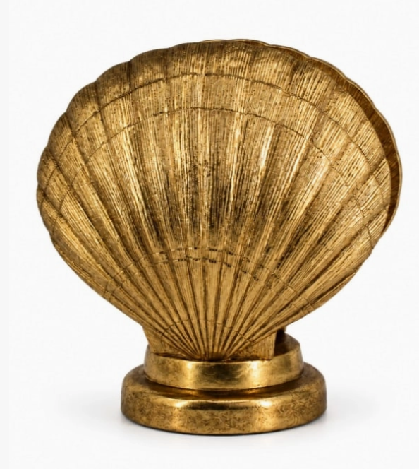 Gold Shell Table Lamp