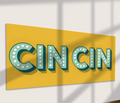 Cin Cin Metal Sign