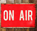 On Air Metal Sign