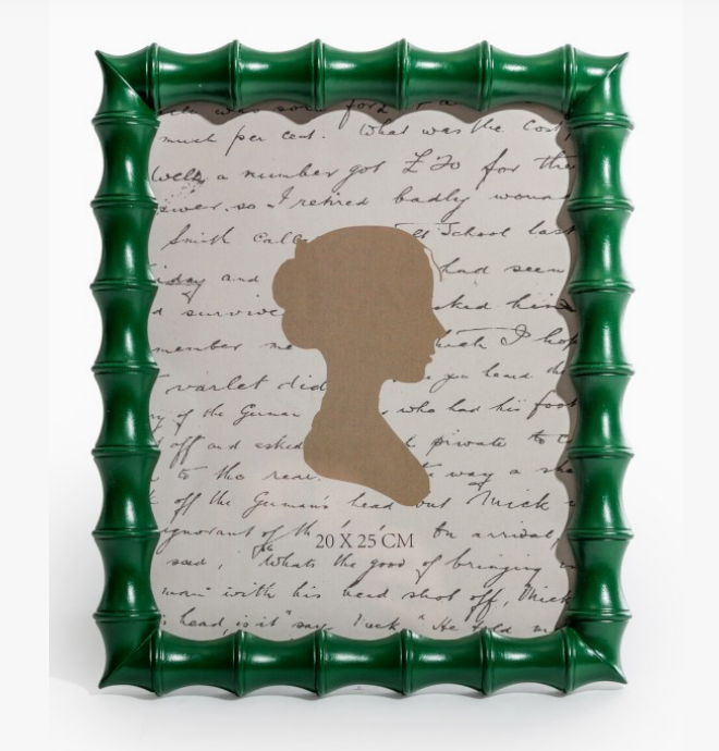 Green Bamboo Style Photo Frame