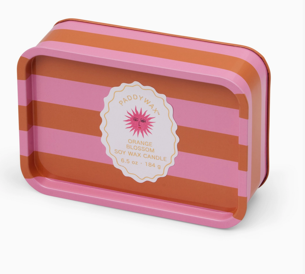 Paddywax Orange Blossom Tin Candle